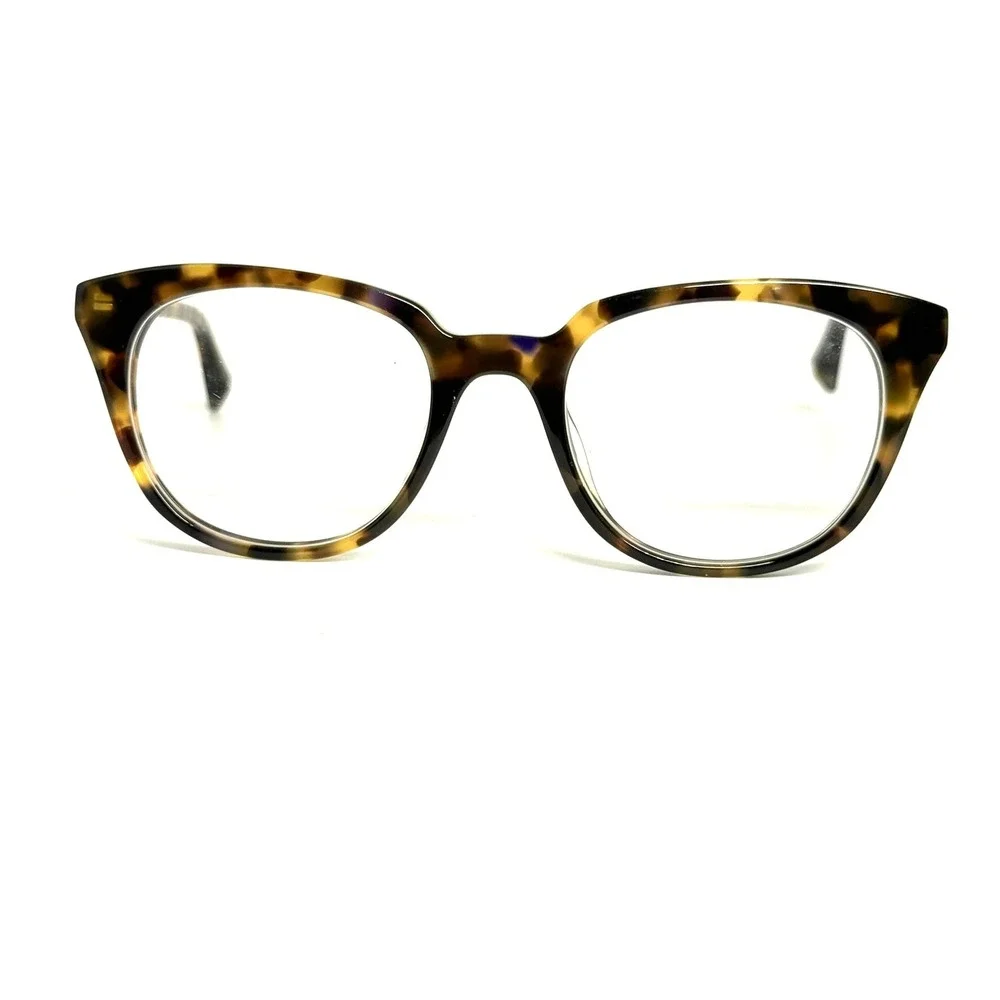 Warby Parker Chelsea 252 Tortoise Shell Square Eyeglass Frames 48-19-145 Brown